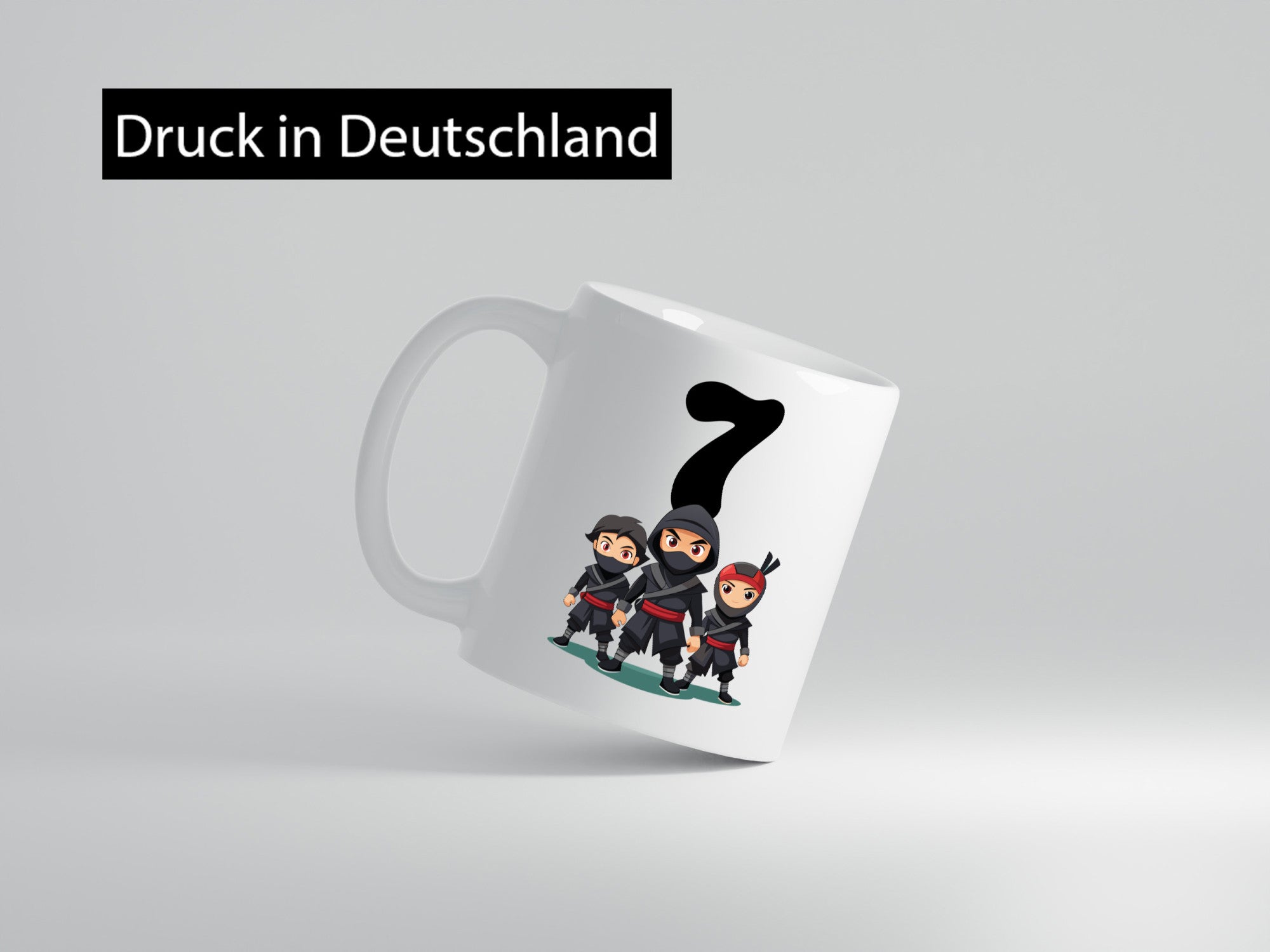 7. Geburtstag | 7 Jahre Ninja Geschenkidee Humor Tasse
