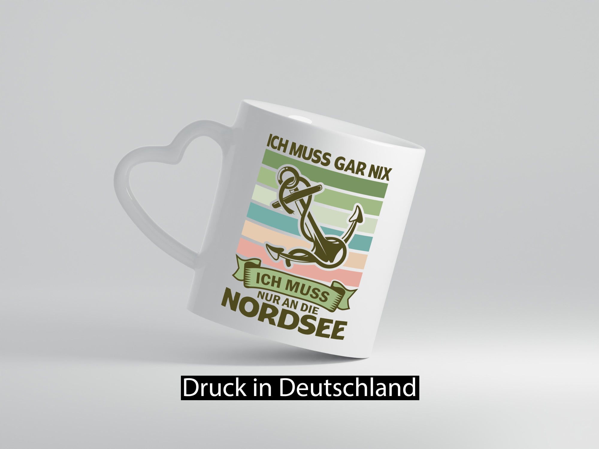 Ich muss gar nix | Nordsee Reisen lustiger Spruch Geschenk Humor Geschenkidee
