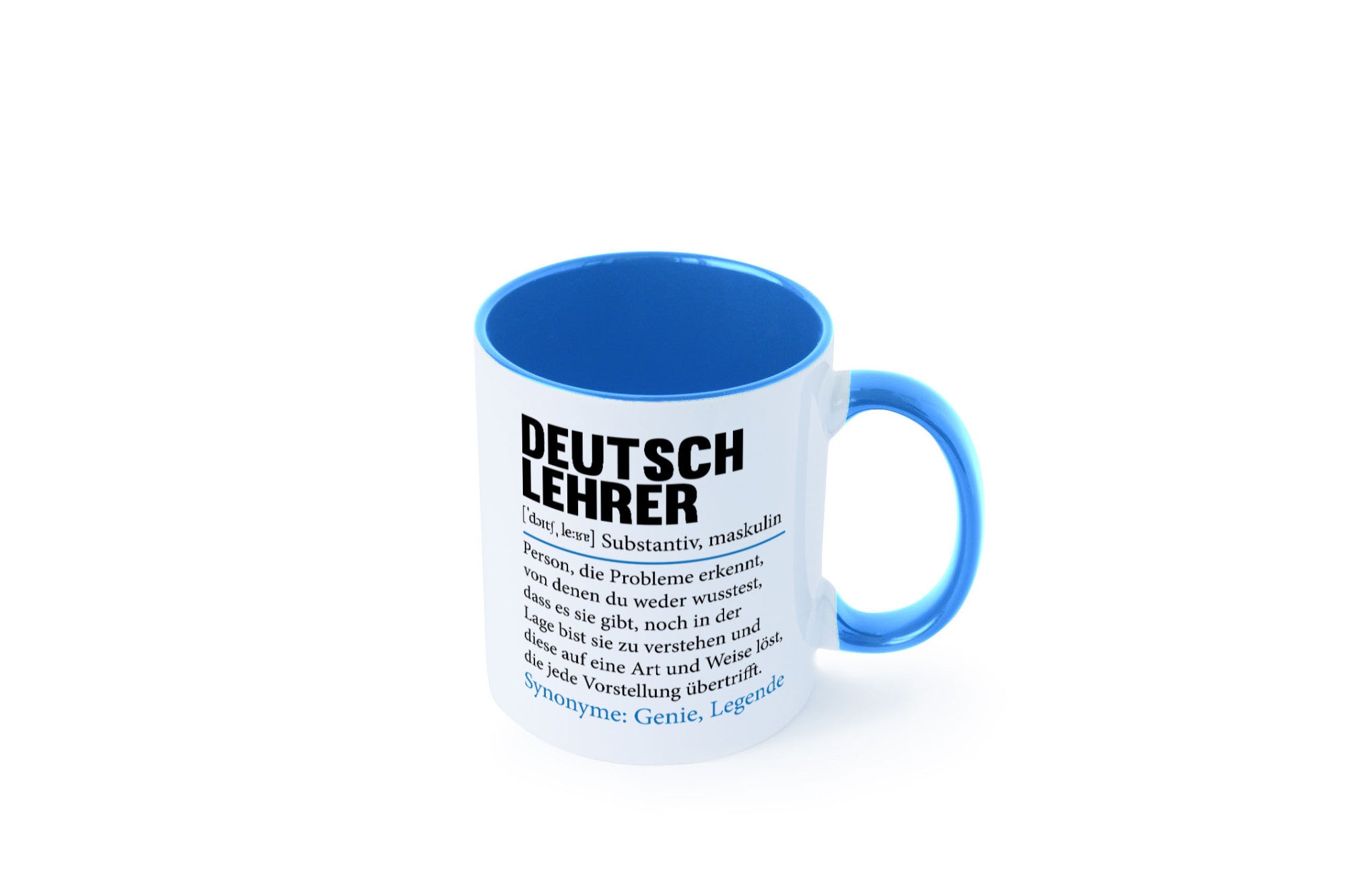 Deutschlehrer Spruch | Lehrer Schule Humor lustig Geschenkidee Geschenk Tasse