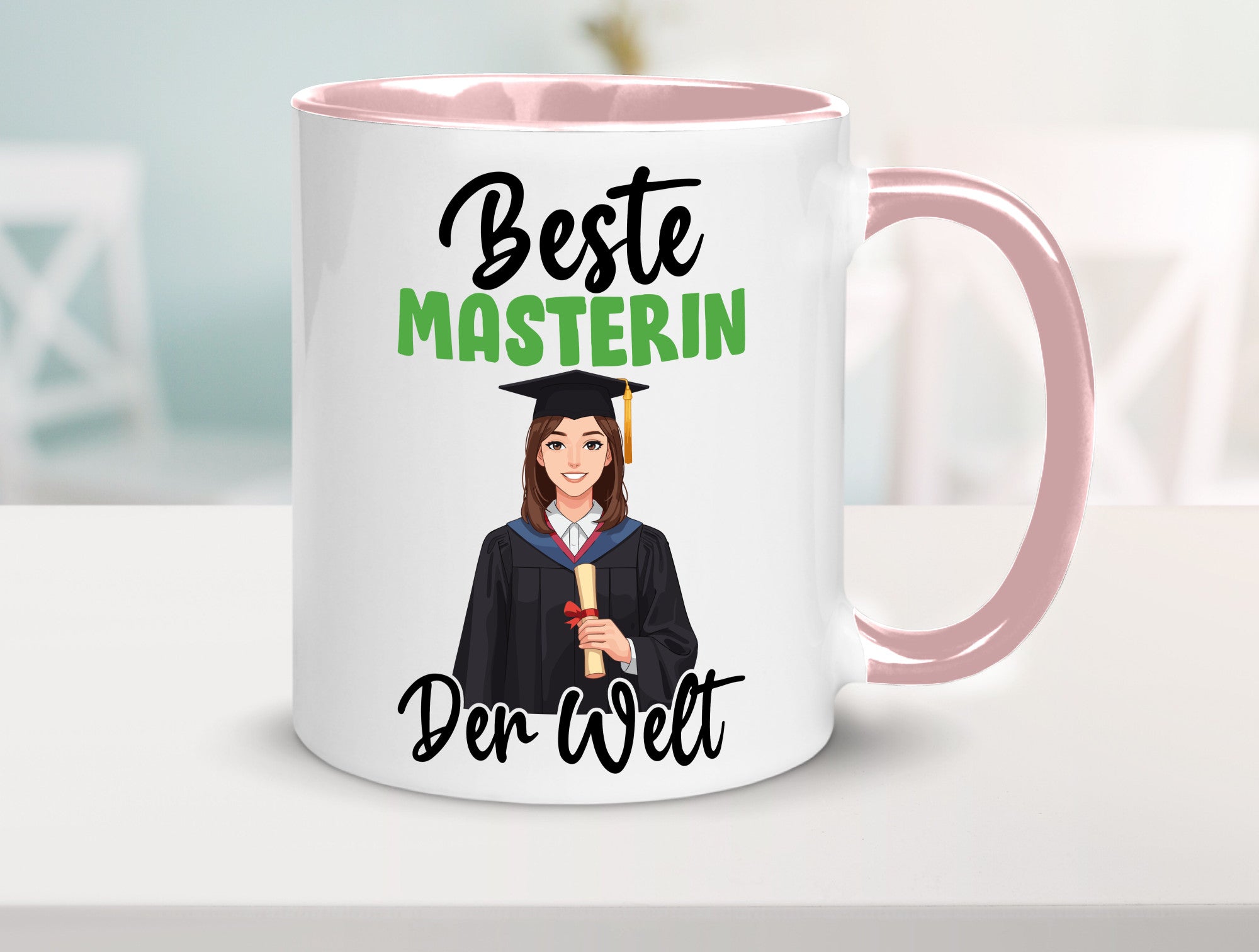Beste Masterin | Student Uni Studium Humor Geschenkidee Tasse