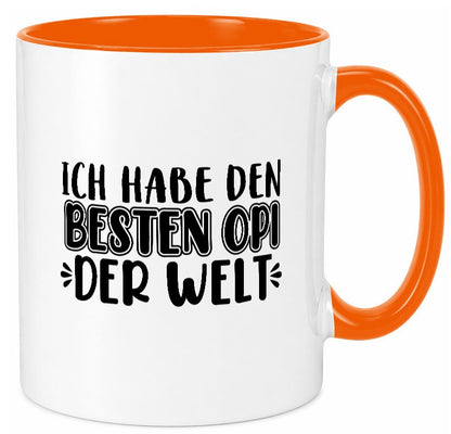 Bester Opi der Welt | Opa Tasse Großvater Statement lustiger Spruch Geschenk