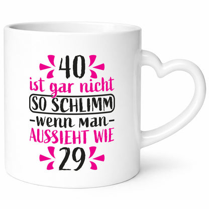 40 nicht schlimm | 40. Geburtstag Humor Geschenkidee Tasse