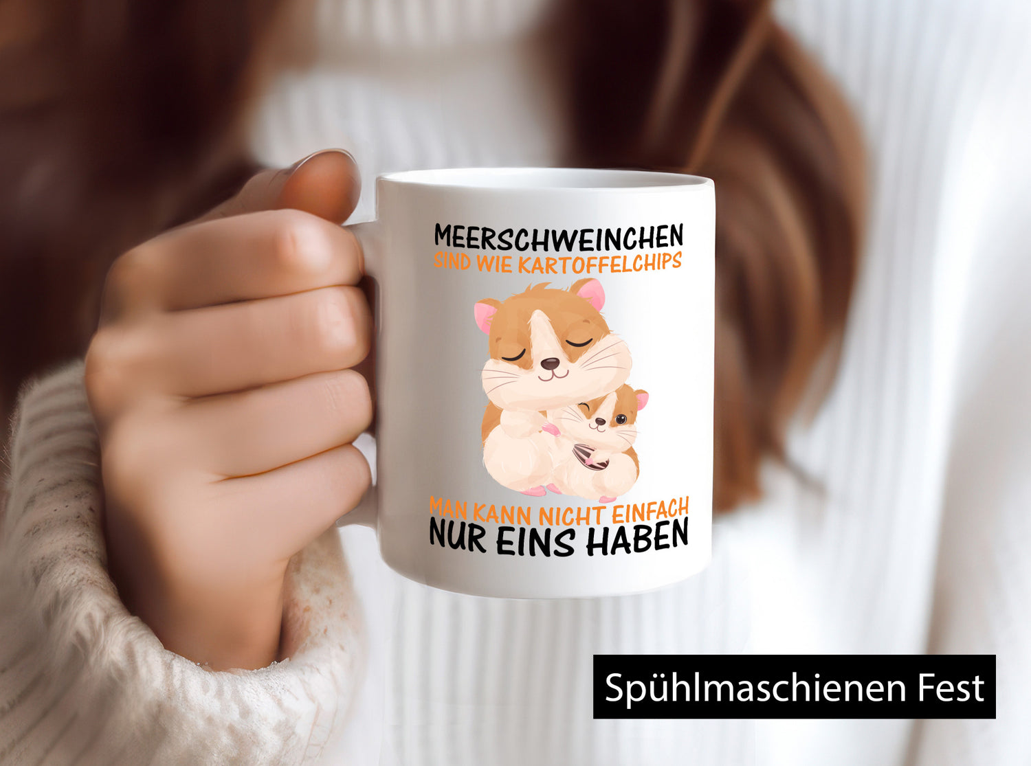 Süße Meerschweinchen | Comic Tierliebhaber Kuscheln Geschenk Humor lustiger
