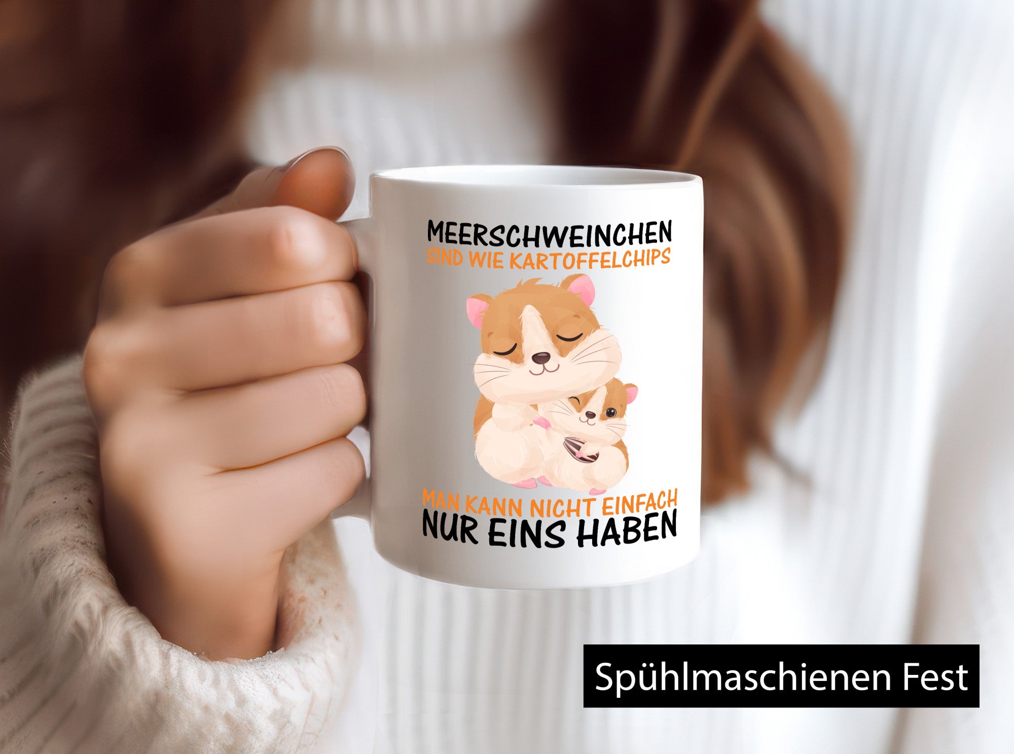 Süße Meerschweinchen | Comic Tierliebhaber Kuscheln Geschenk Humor lustiger