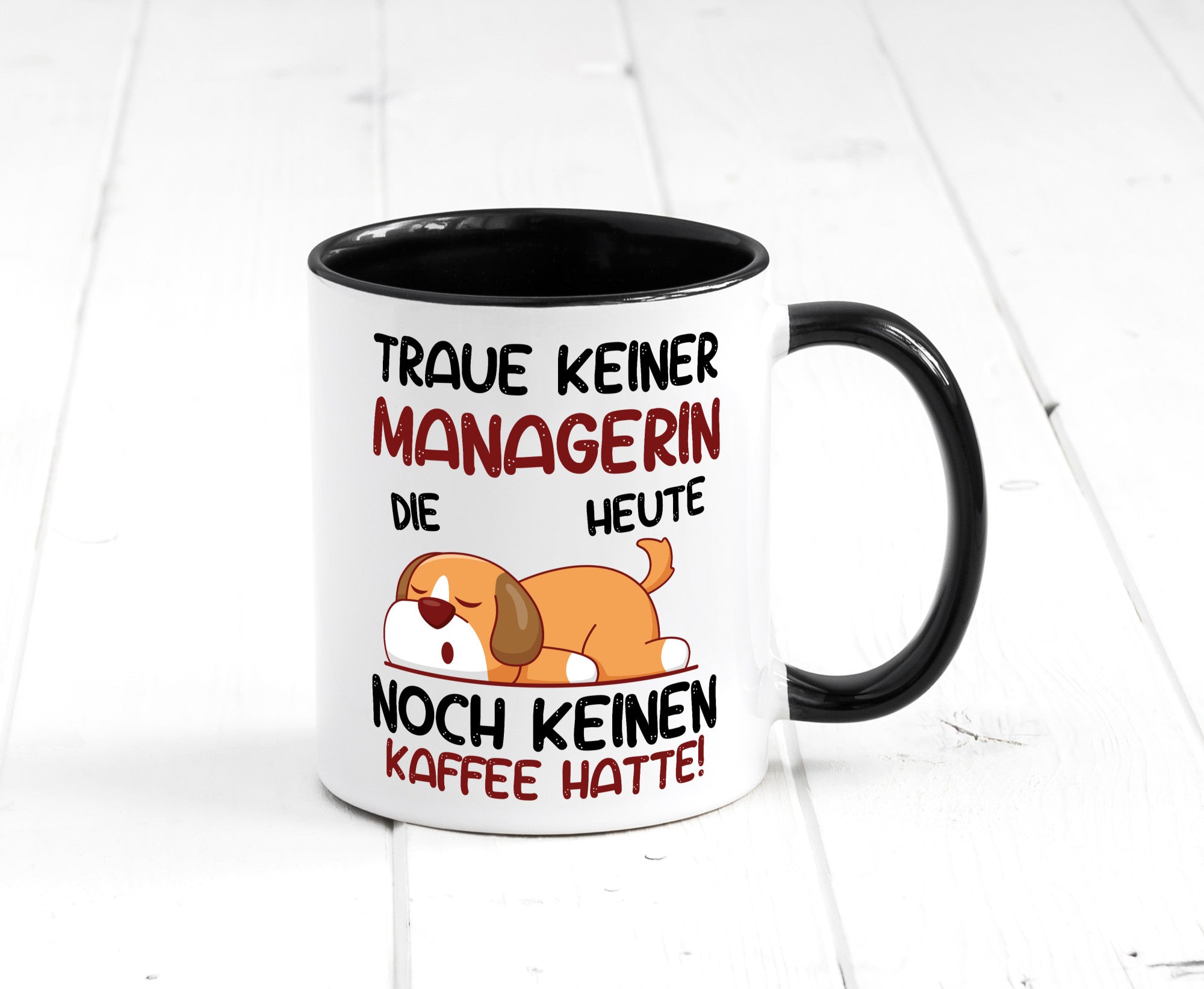 Traue keiner Managerin | Management lustiger Spruch Geschenk Humor Geschenkidee