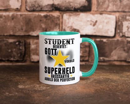 Bedeutung von Student | Universität Uni Studium Geschenkidee Humor Tasse