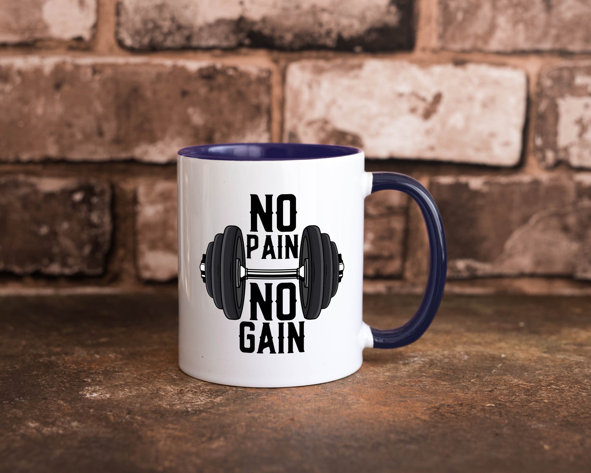 No Pain Gain | Training Motivation Fitness Pumpen lustig Humor Geschenkidee