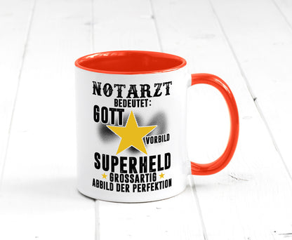 Bedeutung von Notarzt | Arzt Geschenkidee Humor Tasse