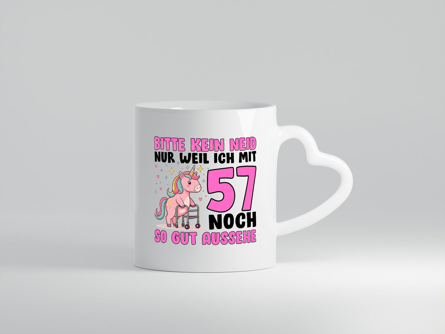 57. Geburtstag | 57 Jahre Mit noch so gut aussehen Humor Geschenkidee Tasse