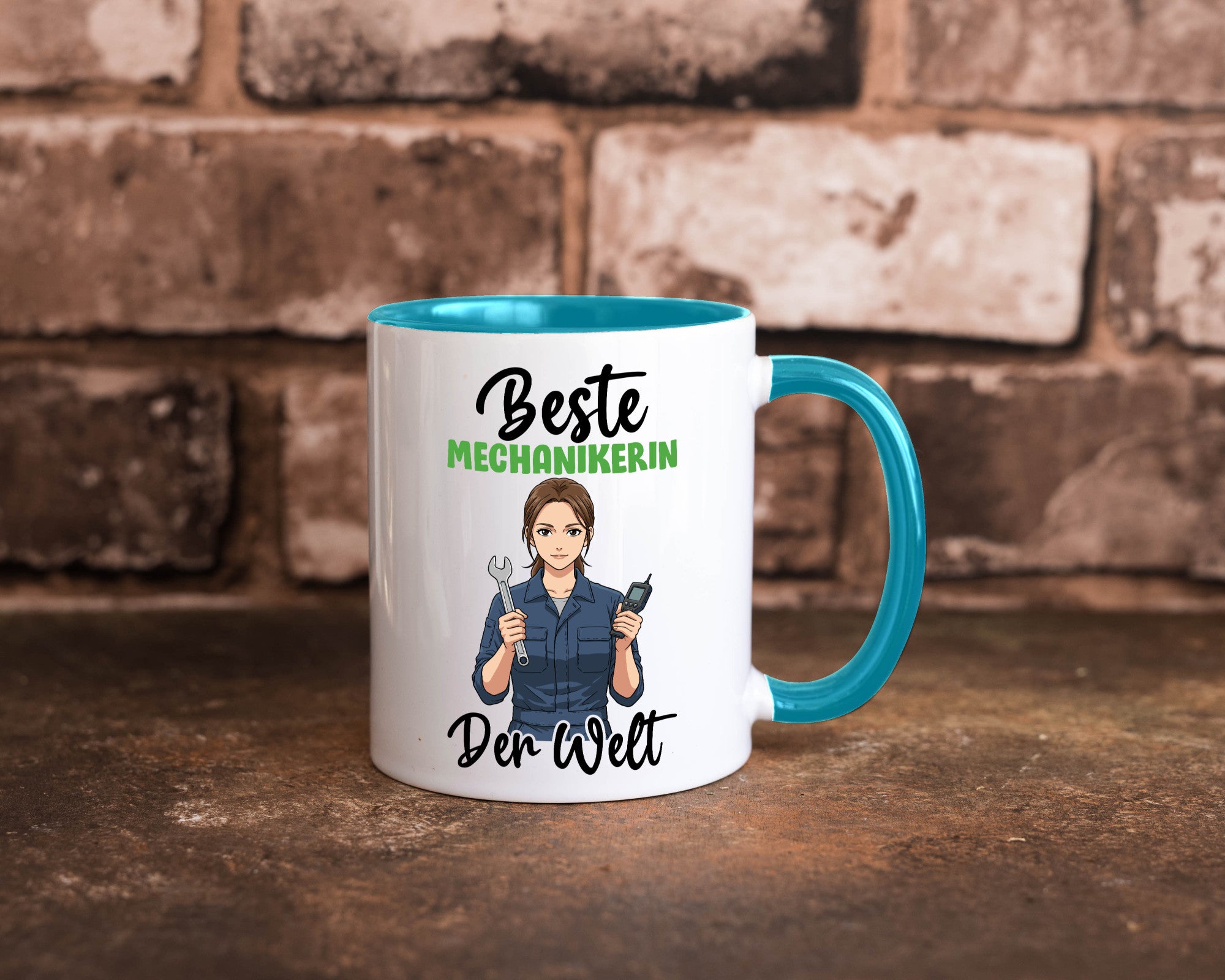 Beste Mechanikerin | KFZ v2 Humor Geschenkidee Tasse