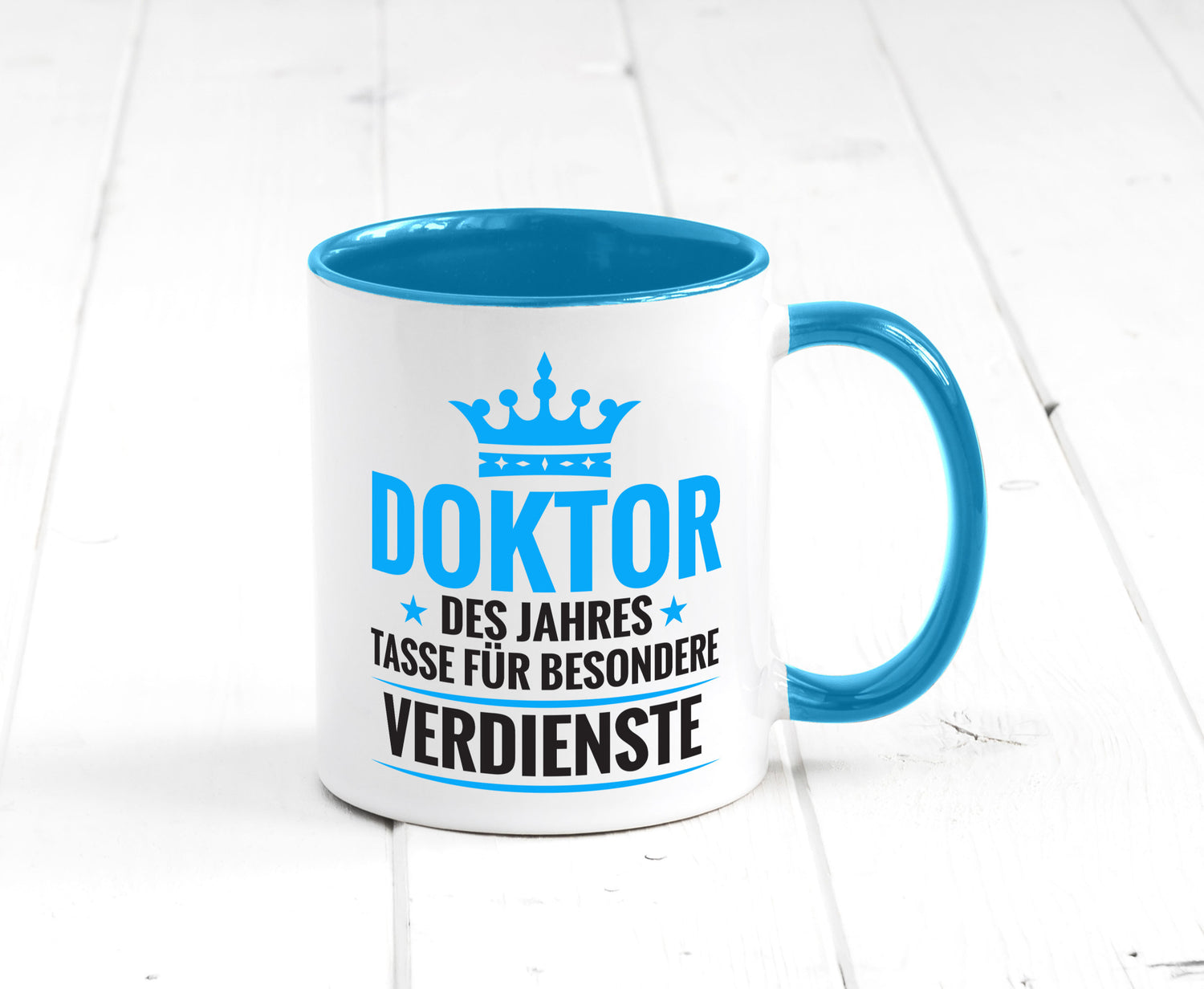 Besonderer Verdienst: Doktor | Doktorand Doktortitel Humor Geschenkidee Tasse