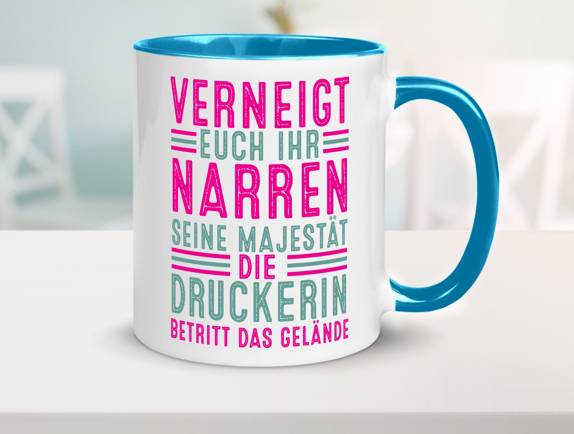 Verneigt euch: Druckerin | Druckerei Print Medien lustig Humor Geschenkidee