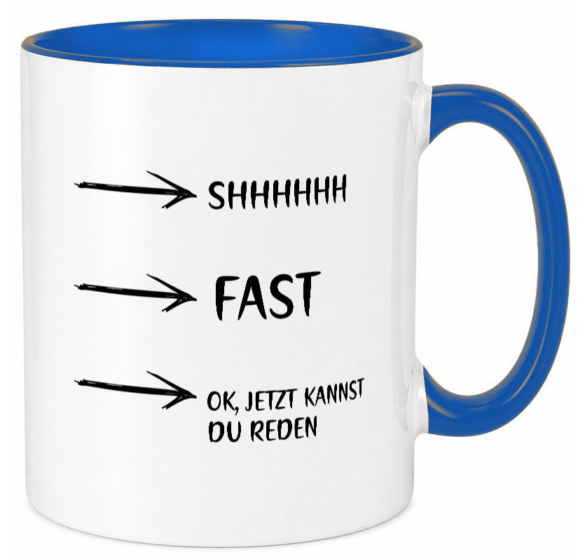 Jetzt kannst du reden | Morgenmuffel Kaffeetrinker Humor Geschenkidee Tasse