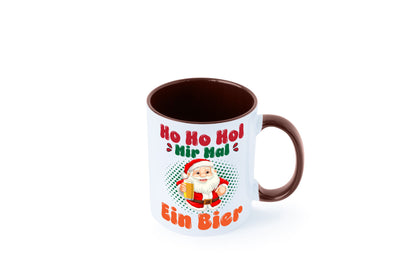 Ho mir mal ein Bier | Ugly Christmas Trinken v2 Geschenkidee Humor Tasse