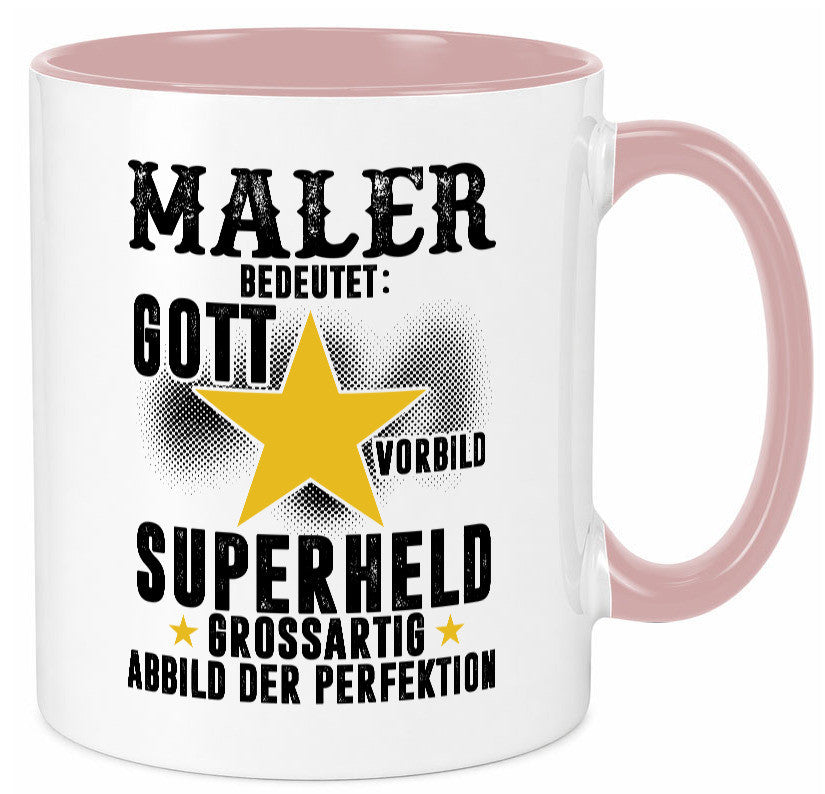 Bedeutung von Maler | Malerei Humor Geschenkidee Tasse