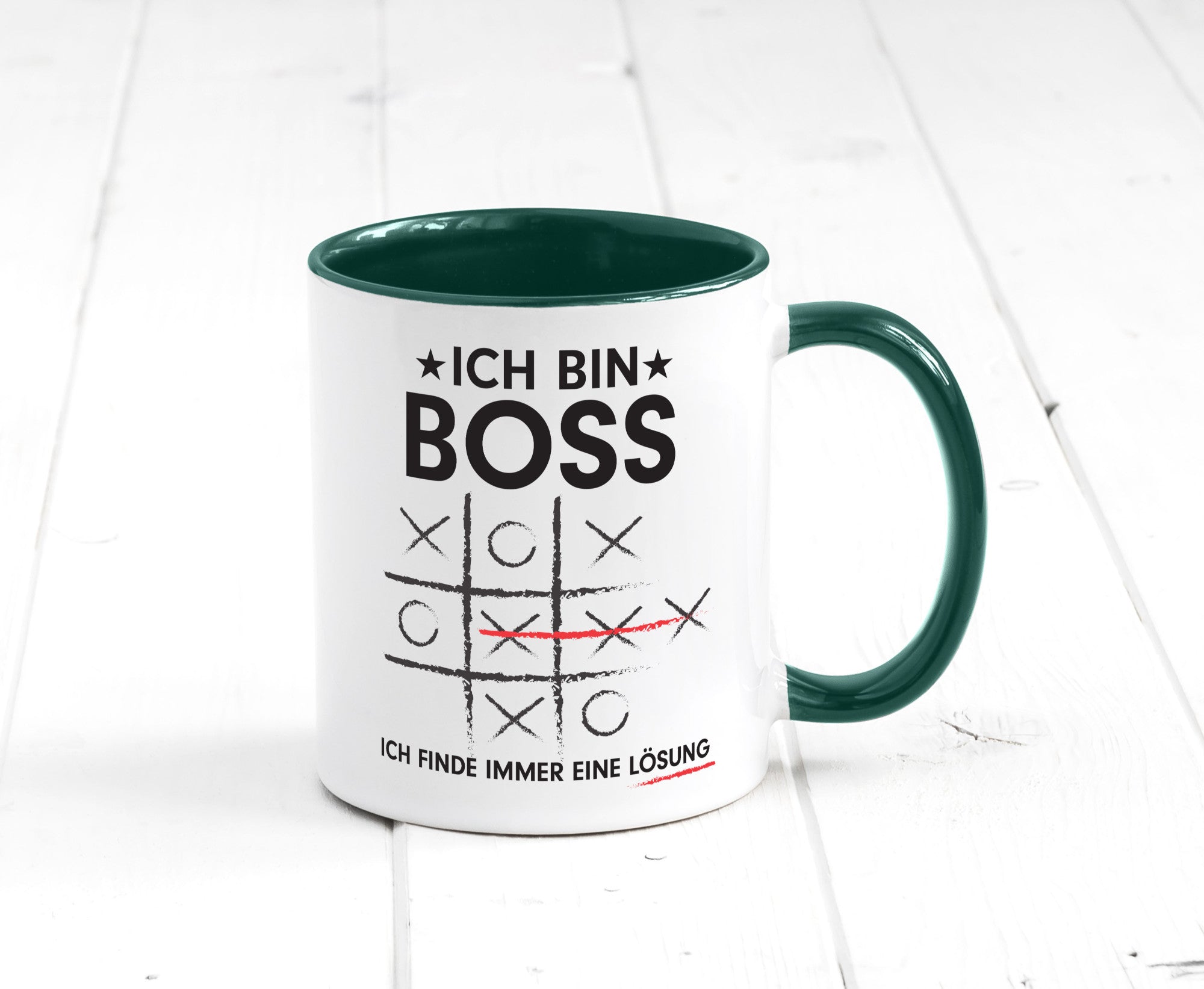Lösung finden: Boss | Führungskraft Vorgesetzter v2 lustig Humor Geschenkidee