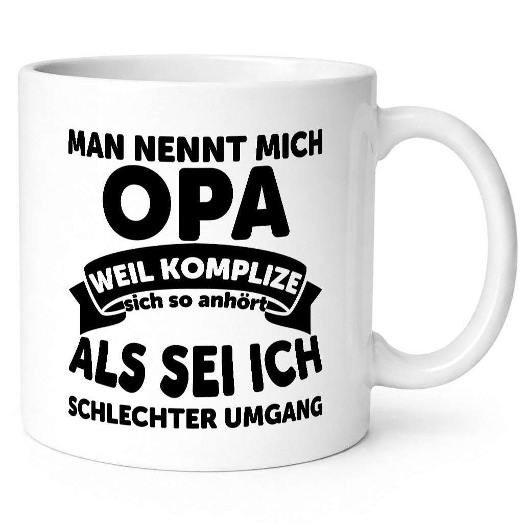 Nenn mich Opa, Komplize schlechter Umgang | Opa Witz Geschenk Familie