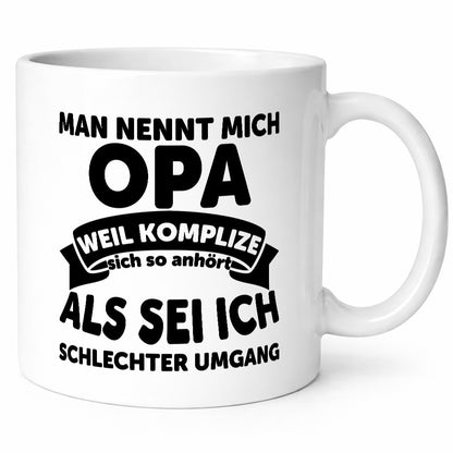Nenn mich Opa, Komplize schlechter Umgang | Opa Witz Geschenk Familie