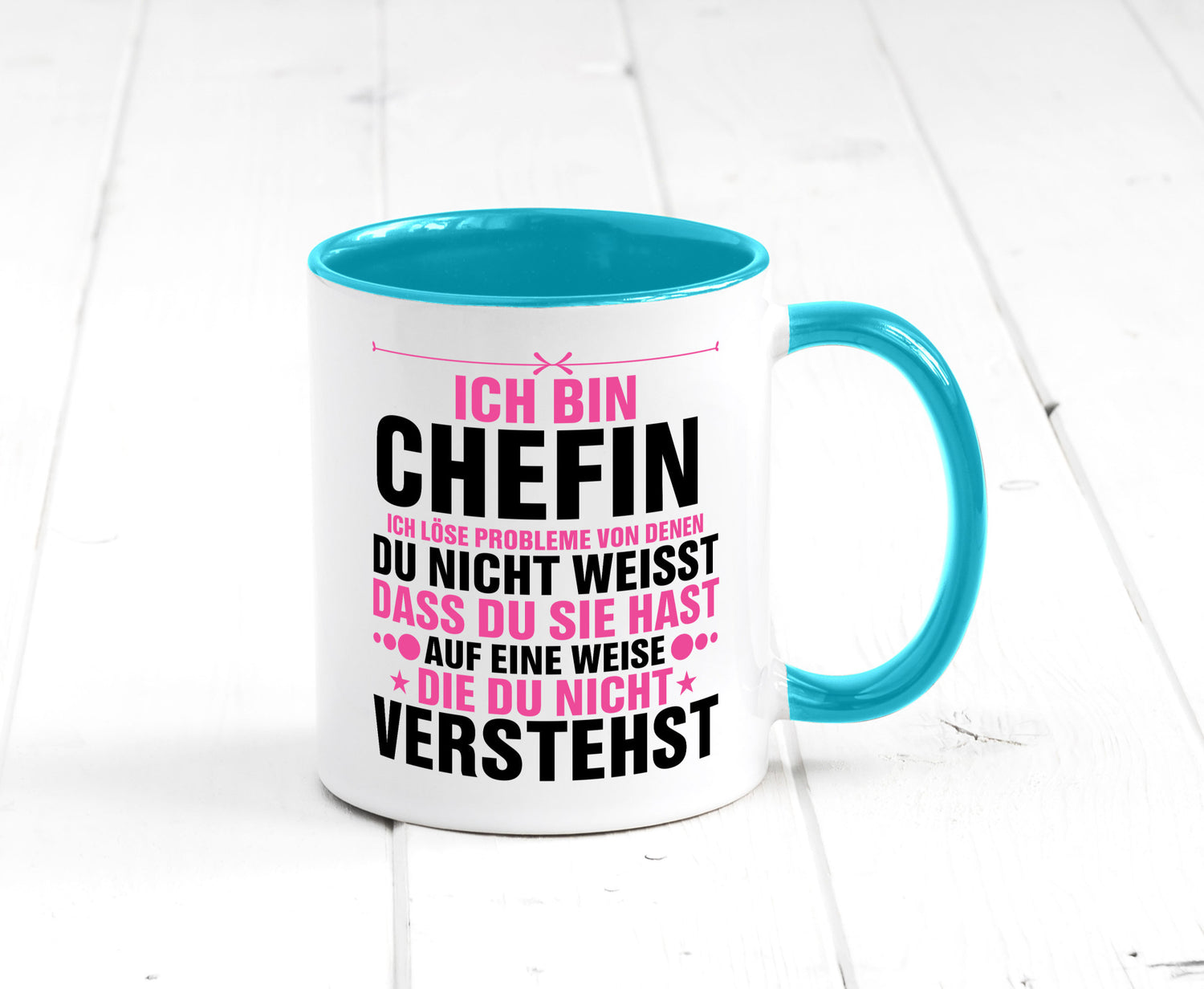Löse Probleme: Chefin | Führungskraft Vorgesetzte lustiger Spruch Geschenk