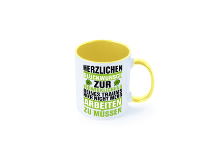 Verwirklichung deiner Träume | Stellenwechel Kollege Humor Arbeit Kollegen Büro