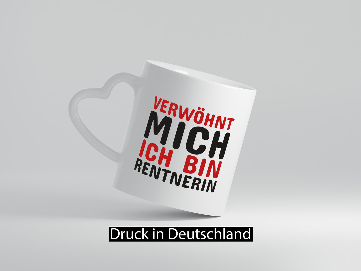 Verwöhnt mich | Rentnerin Tasse Statement Ruhestand lustig Jubiläum Geschenk