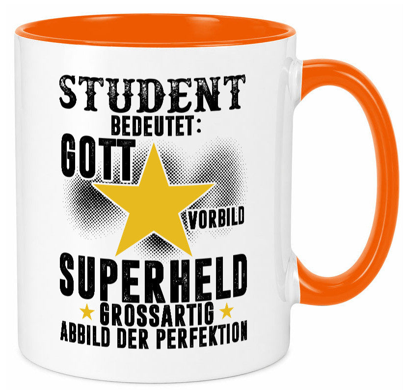 Bedeutung von Student | Universität Uni Studium Geschenkidee Humor Tasse