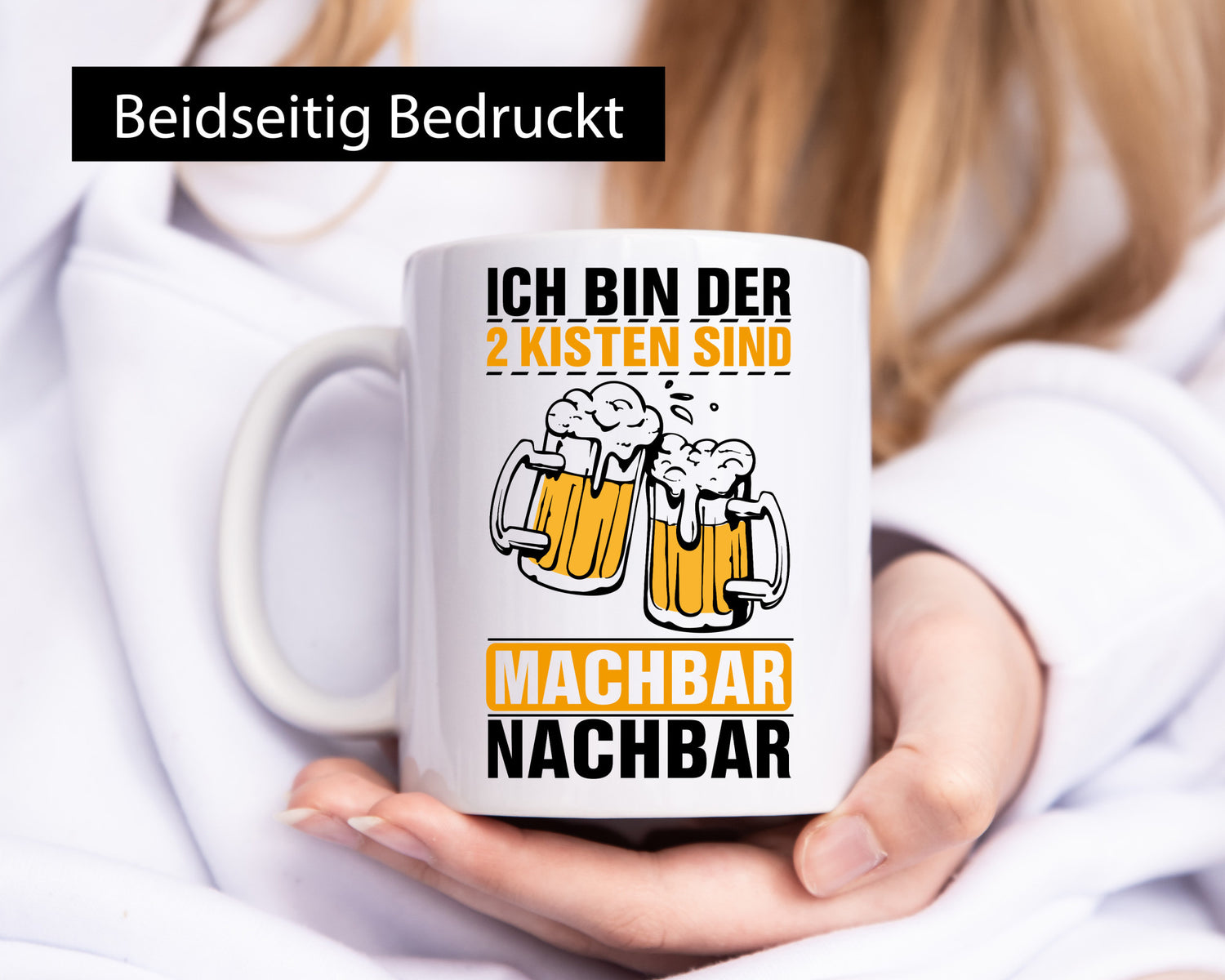 Ich bin der 2 Kisten sind machbar nachbar | Geschenk Humor Geschenkidee