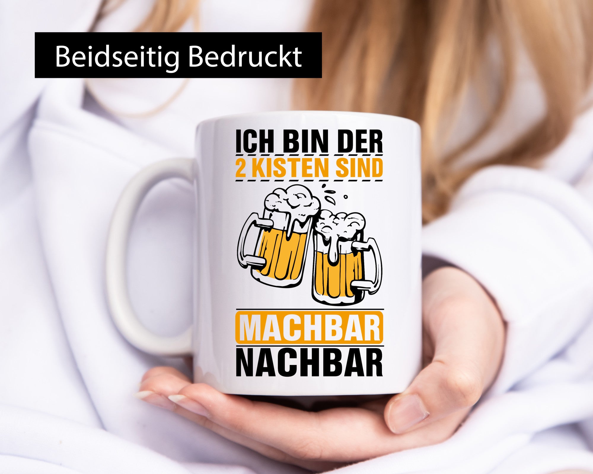 Ich bin der 2 Kisten sind machbar nachbar | Geschenk Humor Geschenkidee