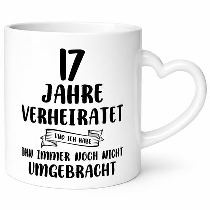 17 Jahre Verheiratet, immer noch am Leben! lustiger Spruch Geschenk Humor