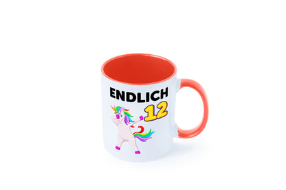 12. Geburtstag | endlich 12 Jahre Einhorn Mädchen lustig Geschenkidee Geschenk