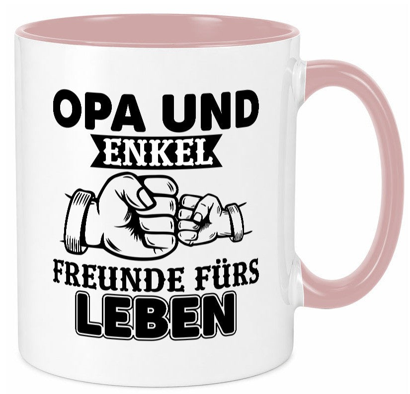 Opa und Enkel Freunde fürs Leben | Großvater Geschenkidee Familie Humor Tasse