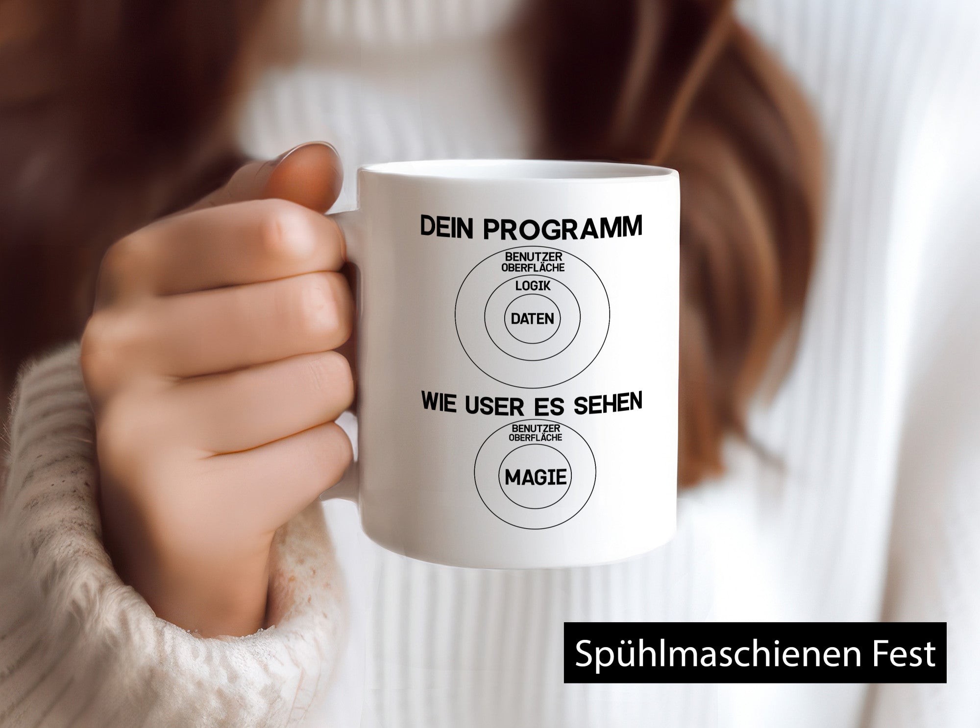 Wie User dein Programm sehen | Programmierer Magie Witz Geschenkidee Humor Tasse