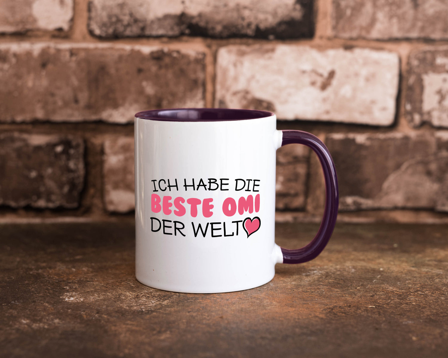Beste Omi der Welt | Oma Tasse Geburtstag Muttertag lustig Familie Geschenkidee