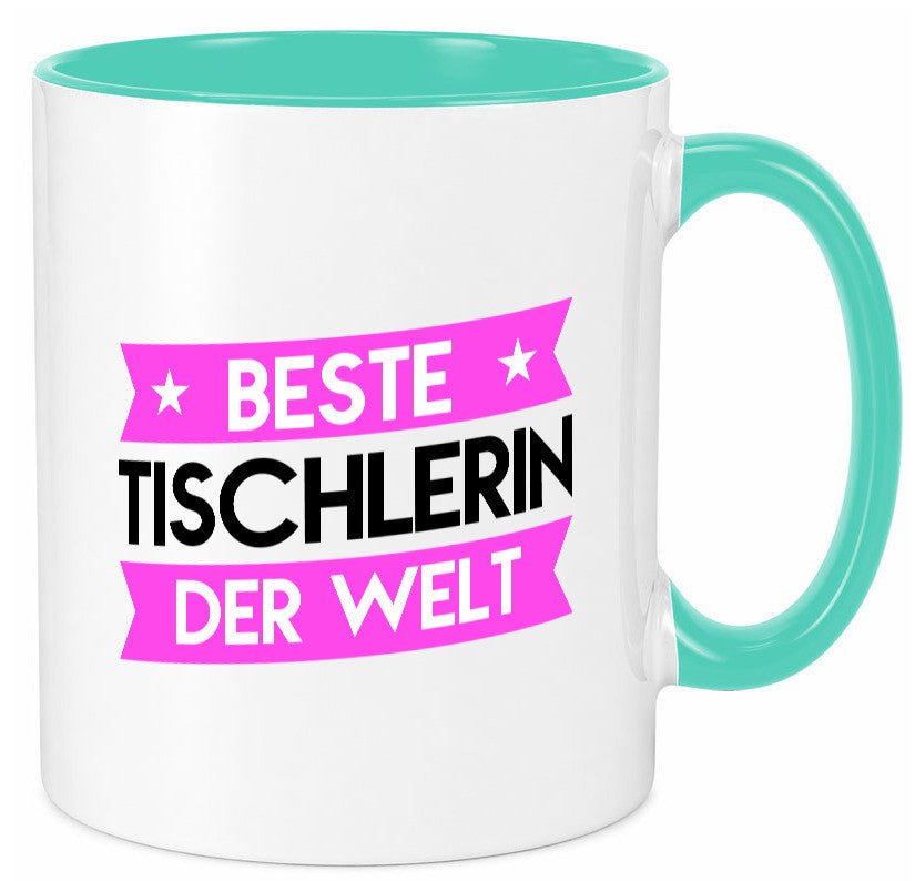 Beste Tischlerin | Tischlerei lustiger Spruch Geschenk Humor Geschenkidee Tasse