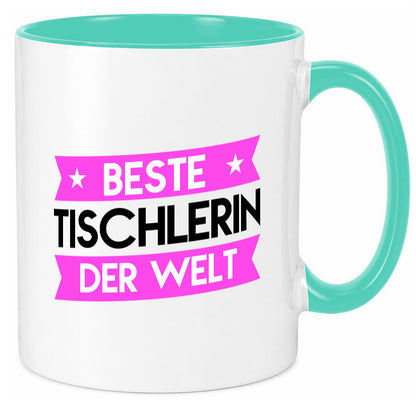 Beste Tischlerin | Tischlerei lustiger Spruch Geschenk Humor Geschenkidee Tasse
