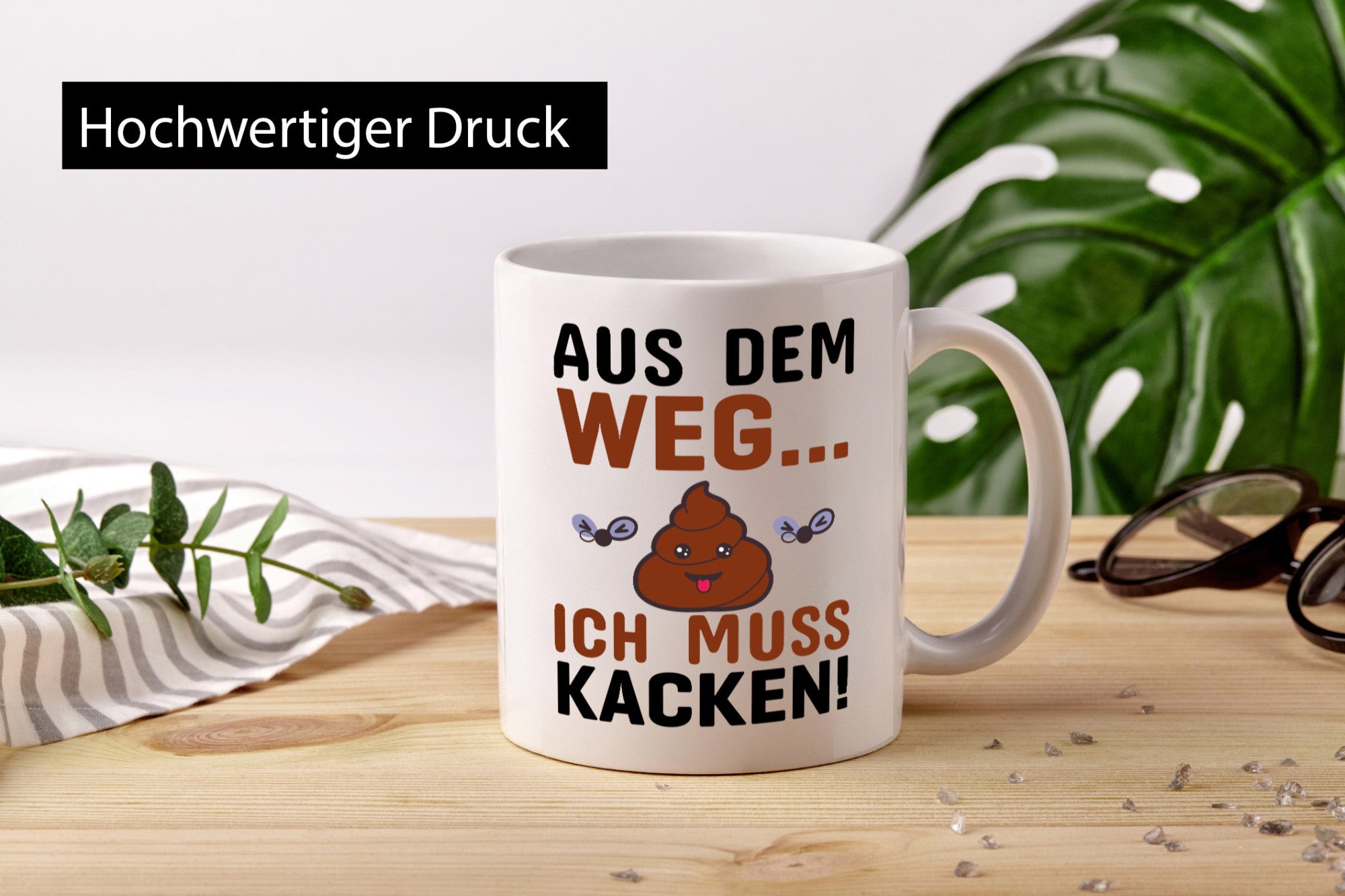 Aus dem weg! lustiger Spruch Geschenk Humor Geschenkidee Tasse