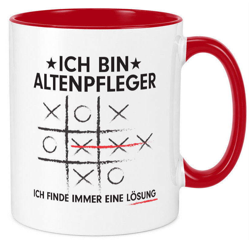 Lösung finden: Altenpfleger | Pflegepersonal v2 lustiger Spruch Geschenk Humor