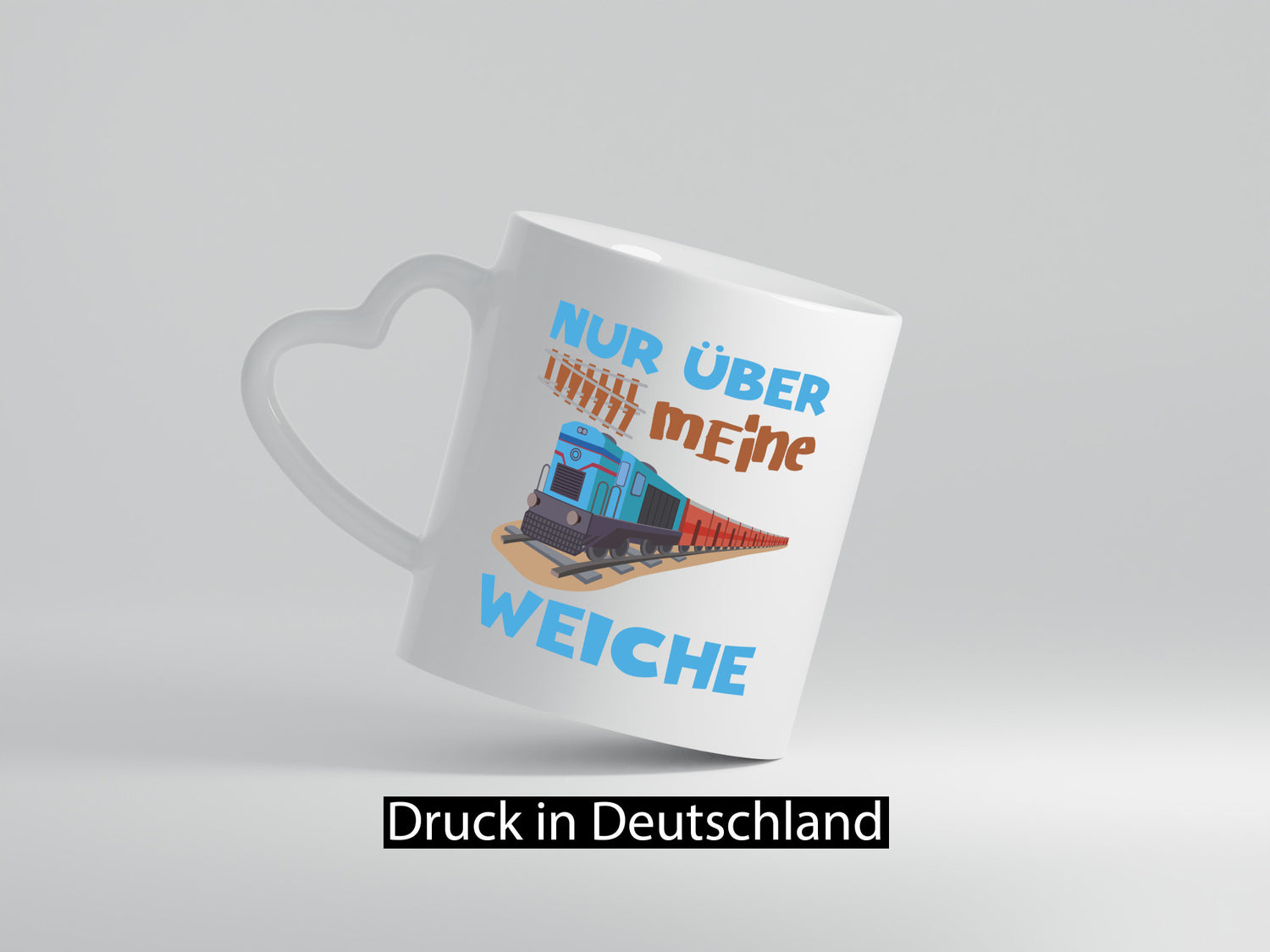 Nur über mein Weiche | Eisenbahn Weichen lustiger Spruch Geschenk Humor
