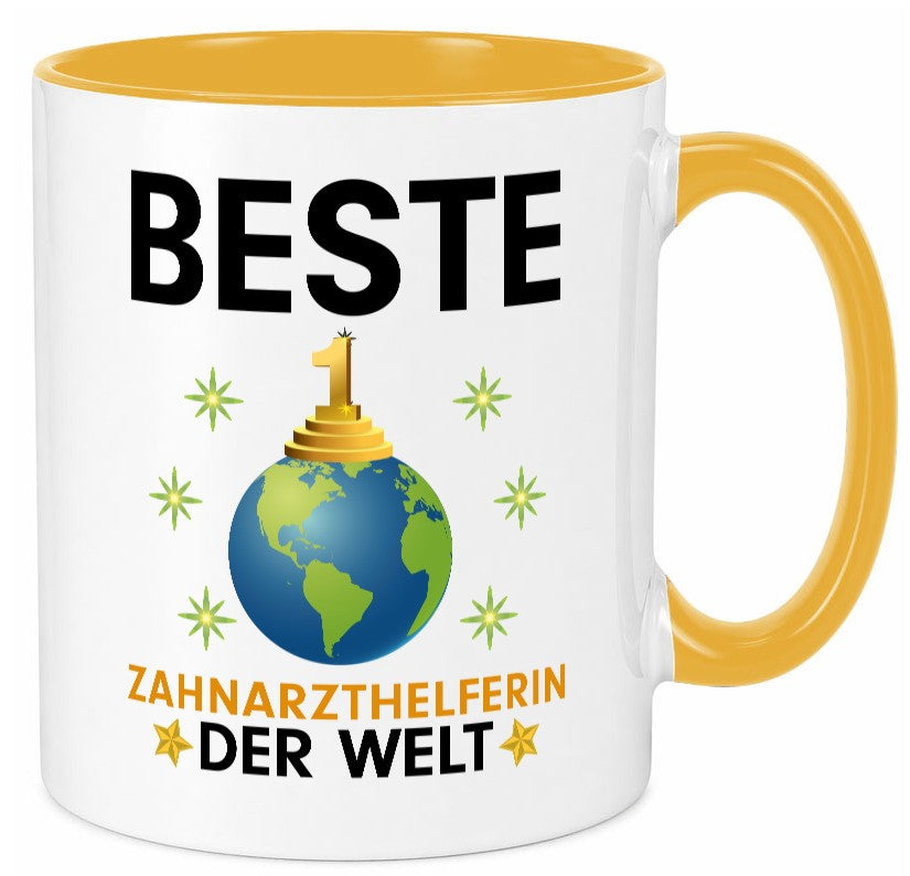 Welt Beste Zahnarzthelferin | Zahnmedizin Geschenk Humor Geschenkidee lustiger Tasse