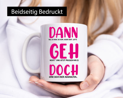 Jobwechsel Tasse Geschenkidee Arbeit Kollegen Büro Humor