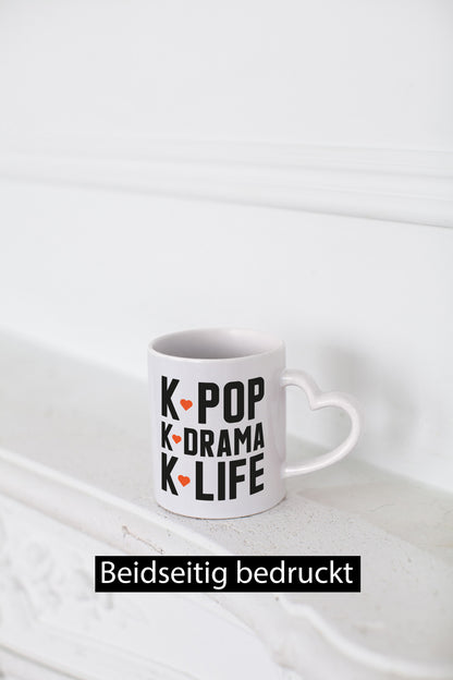 K-Pop Tasse | Pop Musik Jugendliche Mädchen lustiger Spruch Geschenk Humor