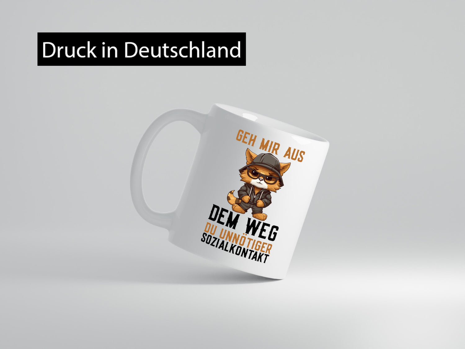 Geh mir aus dem Weg | coole Katze lustiger Spruch Geschenkidee Tierliebhaber
