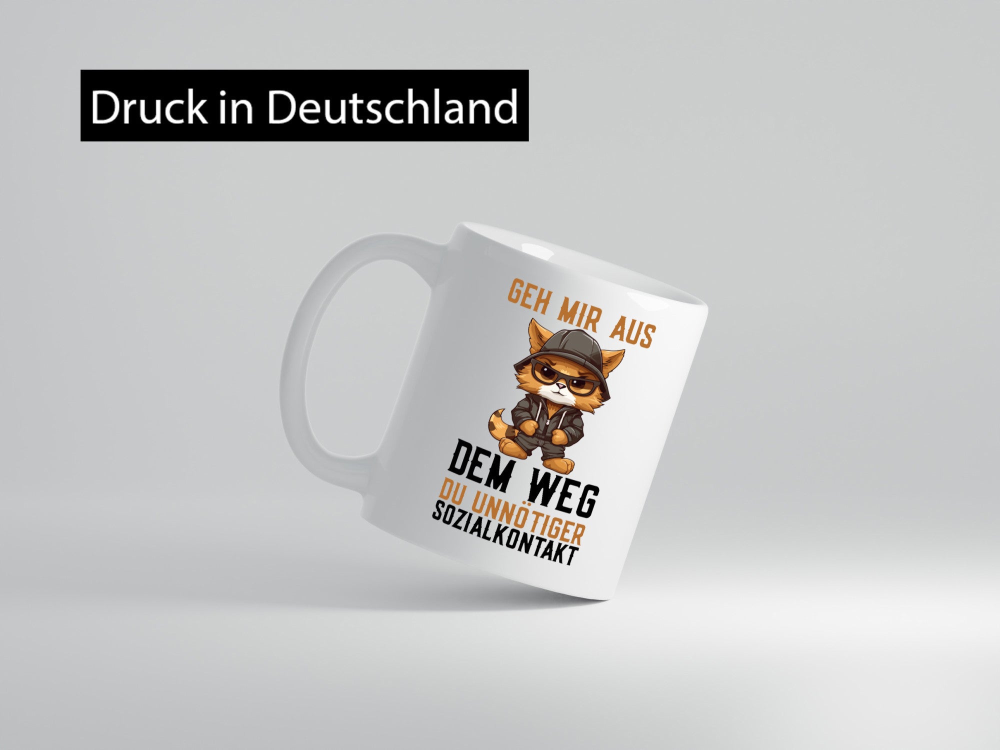 Geh mir aus dem Weg | coole Katze lustiger Spruch Geschenkidee Tierliebhaber