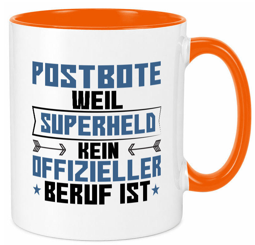 Superheld Postbote | Beruf Post Briefträger Geschenk Arbeit Kollegen Büro