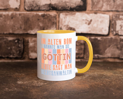 Heute sagt man: Rechtsanwältin | Jurstin Anwältin lustig Humor Geschenkidee