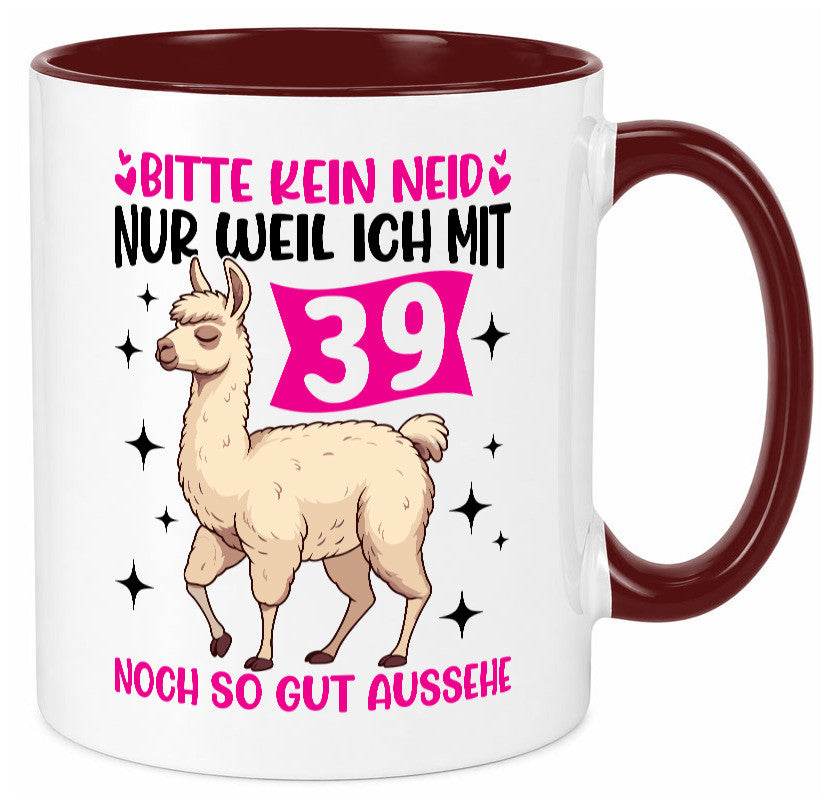 39. Geburtstag | 39 Jahre Lama gut aussehen Geschenk Geschenkidee lustiger
