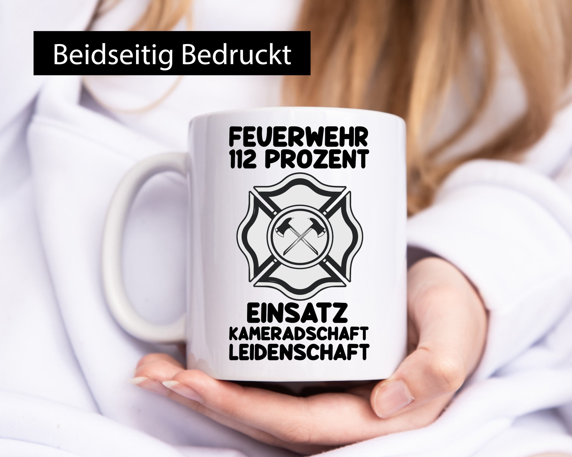 Feuerwehr | 112 Kameradschaft Einsatz Feuerwehrmann lustiger Spruch Geschenk