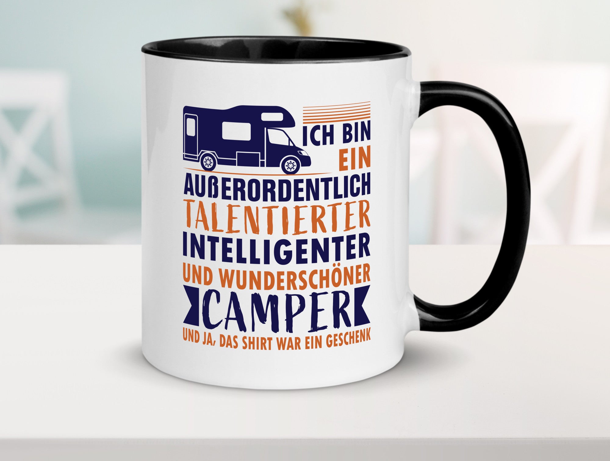Talentierter | Intelligenter Wunderschöner Camper lustiger Spruch Geschenk