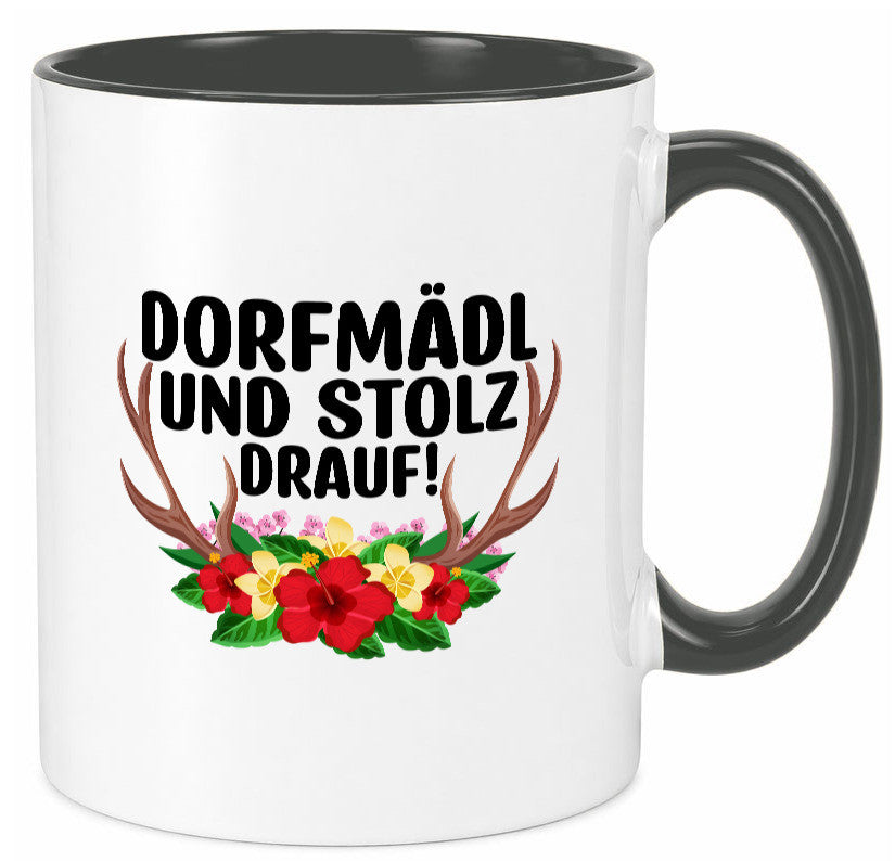 Dorfmädel und stolz drauf | Dorfkind Dorf v2 Geschenkidee Humor Tasse