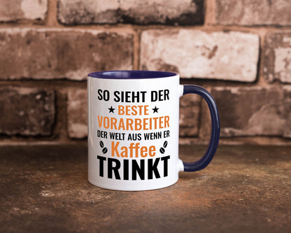 Kaffee trinkt: Vorarbeiter | Kollege Teamleiter Geschenk Arbeit Kollegen Büro
